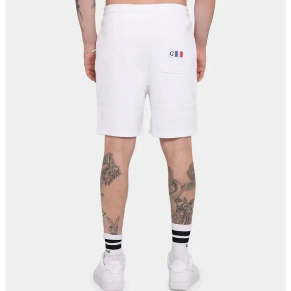 Carre Mens Paris France Slice Track Short White Size XL - Picture 12 of 13